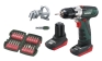 Aku šroubovák PowerMaxx BS Pro (2x aku 3,0 Ah Li-Ion) + sada bitů