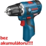 Aku vrtací šroubovák GSR 10,8 V-EC Solo - bez akumulátoru !!!